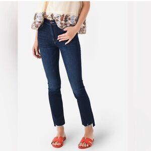 MOTHER Women’s The MidRise Dazzler Ankle Step Fray Jeans Off LimitsWash Size 30